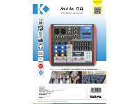 Karma  4 Canais USB/Bluetooth KM-MXM04